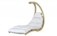 Amazonas H&auml;ngematte AMAZONAS Schwebeliege Swing Lounger Creme inkl. Sitzkissen und