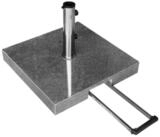anndora Betonschirmst&auml;nder Granitst&auml;nder f&uuml;r Sonnenschirme - 55 kg rollbar