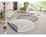 HANSE Home Teppich Porto Wendeteppich, rund, H&ouml;he: 5 mm, In-& Outdoor, Wetterfest,