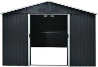 Pergart Ger&auml;tehaus Dresden II 1012, BxT: 291x355 cm, Metall, mit Satteldach und