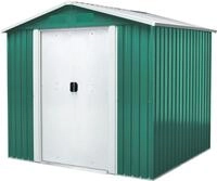 Pergart Ger&auml;tehaus K&ouml;ln II 86, BxT: 226x162 cm, Metall, mit Satteldach und