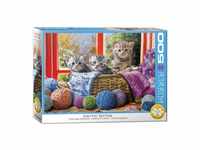 Eurographics 6500-5500 - Family Puzzle Knittin Kittens, Strickende Kätzchen,...