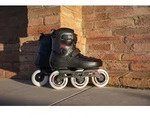 Powerslide Inlineskates Zoom Black 100 rot|schwarz 39/40