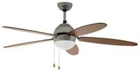 EGLO Deckenventilator Susale, Ventilator mit Zugkette, Beleuchtung, Wendefl&uuml;gel, AC
