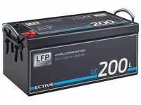 ECTIVE ECTIVE LC 200L 12V LiFePO4 Lithium Batterie 200 Ah Batterie, (12 V V)