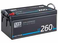 ECTIVE ECTIVE 12V 260Ah Lithium Batterie LiFePO4 Akku BMS 280Ah Batterie, (12 V...