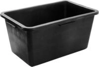Testrut M&ouml;rtelkasten M&ouml;rtelkasten schwarz 90 Liter, ca. 47 x 31,2 x 78,5 cm,