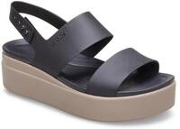 Crocs Brooklyn Low Wedge Keilsandalette, Sommerschuh, Sandale, Keilabsatz, mit