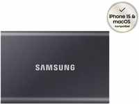 Samsung T7 SSD-Festplatte (2 TB) 1050 MB/S Lesegeschwindigkeit, 1000 MB/S