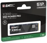 EMTEC ECSSD512GX300 HDD-Festplatte, 512 GB NVMe PCIe 3.0 M.2 SSD, Highspeed