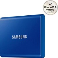 Samsung Portable SSD T7 externe SSD (2 TB) 1050 MB/S Lesegeschwindigkeit, 1000...