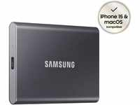 Samsung Portable SSD T7 externe SSD (500GB) 1050 MB/S Lesegeschwindigkeit, 1000...