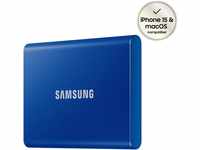 Samsung Portable SSD T7 externe SSD (1 TB) 1050 MB/S Lesegeschwindigkeit, 1000...