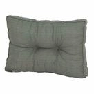 Madison Sitzkissen R&uuml;ckenkissen 60x40 cm grau Lounge Kissen Sitz Auflage Polster,