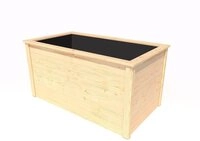 weka Hochbeet Weka Hochbeet 133 x 72 x 70 cm natur mit