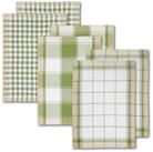 Dyckhoff Geschirrtuch KARO, Ma&szlig;e je Tuch ca. 50x70 cm, (Set, 6-tlg), mit drei