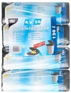 PAPSTAR M&uuml;llbeutel 80 x Auskleides&auml;cke M&uuml;lltonnen 120 l 110 cm x 90 cm...