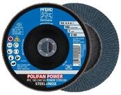 Pferd Schleifscheibe PFERD TOOLS POLIFAN POWER F&auml;cherscheibe PFC 180x22,23 mm