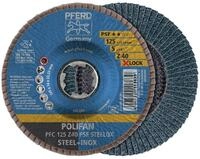 Pferd Schleifscheibe PFERD TOOLS POLIFAN F&auml;cherscheibe PFC 125 mm X-LOCK...