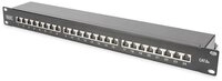 Digitus Digitus DN-91624S-EA-B, Patchpanel, (19", Cat.6A) Netzwerk-Panel
