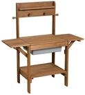 roba&reg; Outdoor-Spielk&uuml;che Midi Massivholz, Kinder-Gartenk&uuml;che f&uuml;r Wasser &...