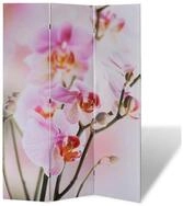 vidaXL Paravent NA Raumteiler klappbar 120x170 cm Blume