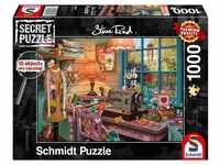 Schmidt-Spiele Secret Puzzle Steve Read: Im Nähzimmer, 1000 Teile