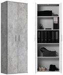 mokebo Mehrzweckschrank Der Lange (60x180 cm, mit 4 Einlegeb&ouml;den) Schuhschrank,