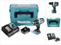 Makita Akku-Schrauber DDF 484 RF1J Akku Bohrschrauber brushless 18V 54Nm + 1x...