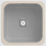 Villeroy & Boch K&uuml;chensp&uuml;le 6703 01 SM, Quadratisch, 44.5/20 cm, Unterbausp&uuml;lung,