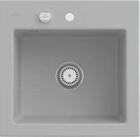 Villeroy & Boch K&uuml;chensp&uuml;le 3315 02 SM, Rechteckig, 52.5/22 cm, Subway Serie,