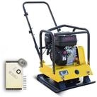 BAMATO R&uuml;ttelplatte R-100, max. 4200 vpm, 3-tlg., inklusive Gummimatte und Fahrwerk