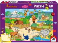Schmidt Spiele Puzzle Die Sendung mit der Maus, Im Zoo (Kinderpuzzle), 99...
