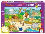 Schmidt Spiele Puzzle Puzzle - Die Maus: Im Zoo (60 Teile), Puzzleteile