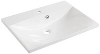 FACKELMANN Waschbecken HYPE 3.0 Gussbecken 60cm, Wei&szlig;