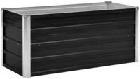 vidaXL Hochbeet, Garten-Hochbeet Anthrazit 100 x 40 x 45 cm Verzinkter Stahl