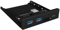 ICY BOX PC-Geh&auml;use ICY BOX IB-HUB1417-i3, Frontpanel, (1x USB Type-C
