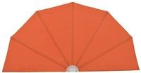 vidaXL Sonnenschirm Faltbarer Terrassen-Seitenf&auml;cher Terracotta-Rot 200 cm