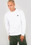 Alpha Industries Sweatshirt Basic Sweater small Logo Baumwollmischung, regular fit