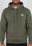 Alpha Industries Kapuzensweatshirt Hoody Small Logo Baumwollmischung, regular fit