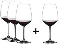 RIEDEL THE WINE GLASS COMPANY Rotweinglas Extreme Cabernet 4er Set, Kristallglas