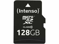 Intenso microSDXC-Karte 64 GB Class 10 inkl. SD-Adapter Speicherkarte (inkl.