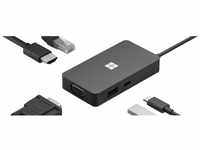 Microsoft Tablet-Dockingstation USB-C Travel Hub black (P