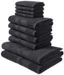OTTO home Handtuch Set Vanessa, 10-tlg Handtuch-Set, weich, in Standard- und