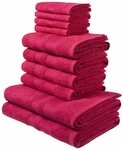 OTTO home Handtuch Set Vanessa, 10-tlg Handtuch-Set, weich, in Standard- und