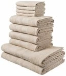 OTTO home Handtuch Set Vanessa, 10-tlg Handtuch-Set, weich, in Standard- und