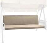 Beautissu Sitzauflage Hollywoodschaukelauflage 3 Sitzer 2er Set Loft HS, 180x50cm,