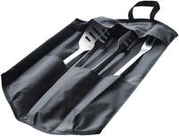 Enders&reg; Grillbesteck-Set Premium, Edelstahl, 3er-Set inkl. Tasche
