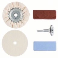BOSCH Schleifaufsatz Hobby-Polier-Set, 5-teilig, f&uuml;r Bohrmaschinen 2609256555