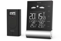 Hama Wetterstation Black Line schwarz Wetterstation